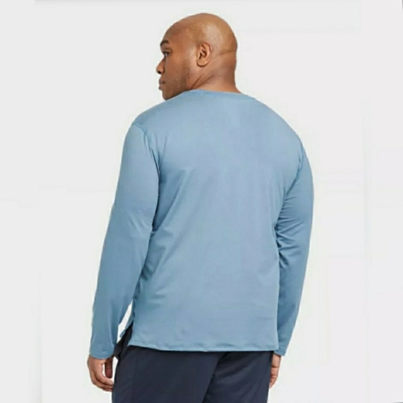 *3/$25 NWT Mens Long Sleeve Performance T-Shirt Large - Picture 2 of 13